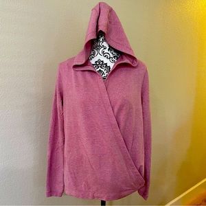 Effortless Hooded Wrap Sweater